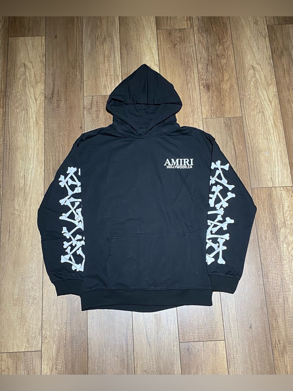 Amiri Stacked Bones Black Hoodie Brand New Mens Size Large